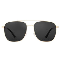 Quivion Golden Large Full Rim Square Sunglasses for Men — Hashtag Eyewears