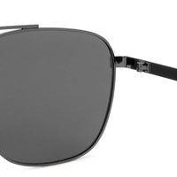Quivion Grey Large Full Rim Square Sunglasses for Men — Hashtag Eyewears