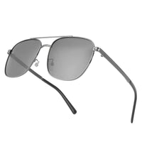 Quivion Grey Large Full Rim Square Sunglasses for Men — Hashtag Eyewears