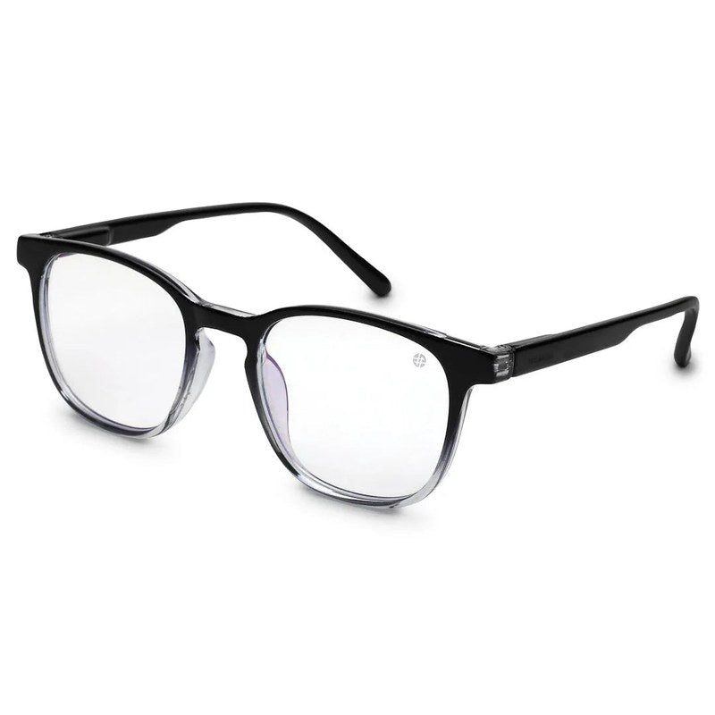 Radiant Gradient Black Medium Full Rim Oval Computer Glasses for Men & Women — Hashtag Eyewears