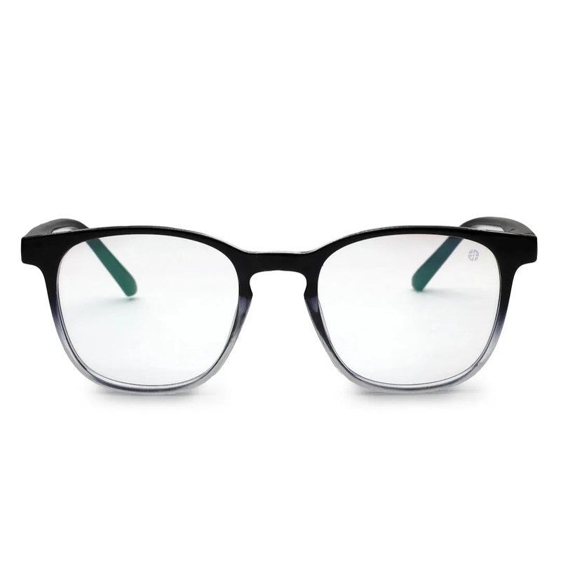 Radiant Gradient Black Medium Full Rim Oval Computer Glasses for Men & Women — Hashtag Eyewears