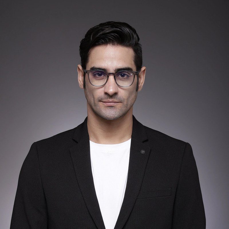 Radiant Smoke Medium Full Rim Oval Computer Glasses for Men & Women — Hashtag Eyewears