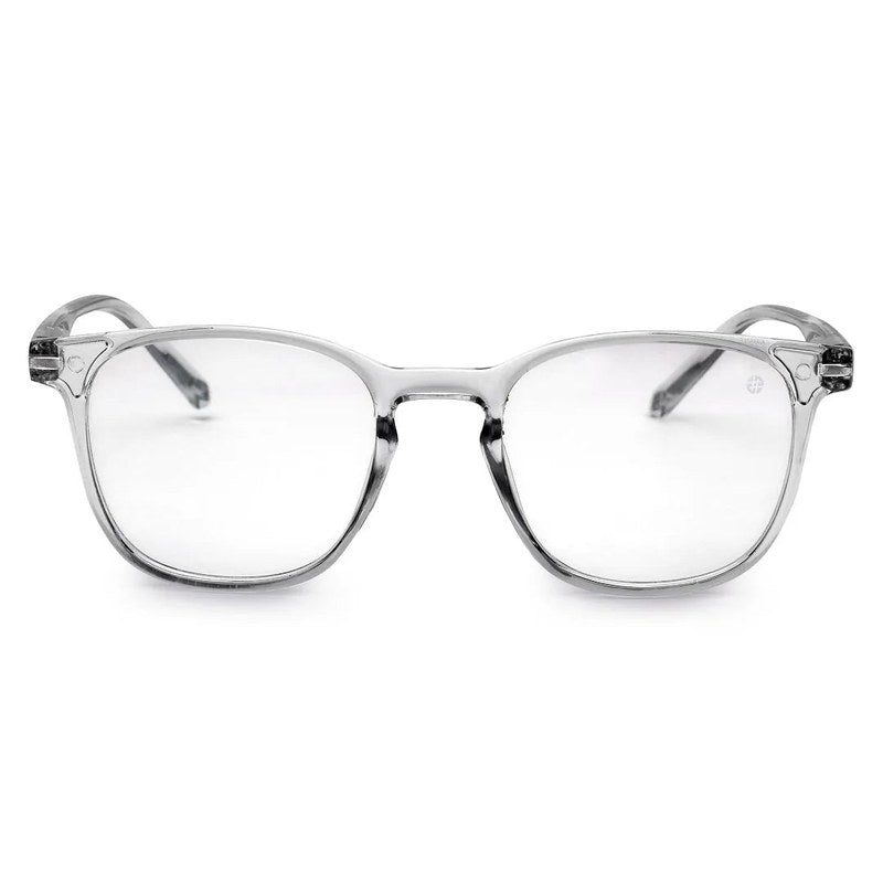 Radiant Transparent Medium Full Rim Oval Computer Glasses for Men & Women — Hashtag Eyewears