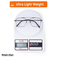 Ralvor Grey Medium Full Rim Square Clip-on for Men & Women — Hashtag Eyewears