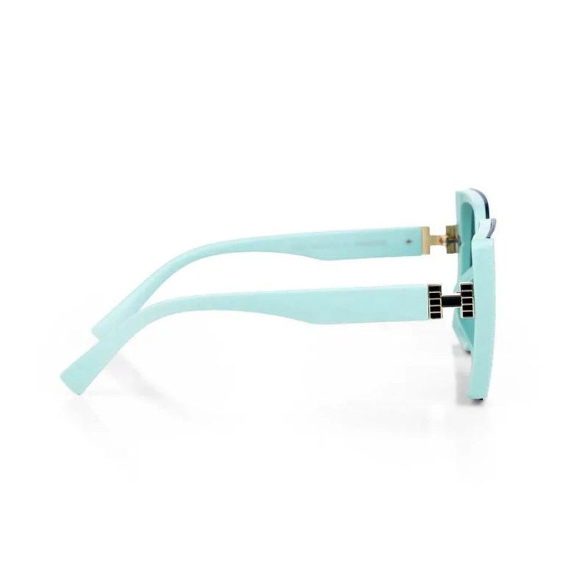 Rapture | Blue Large Full Rim Square Sunglasses for Women [UV-protected]