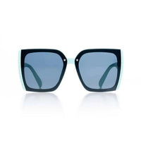 Rapture Blue Large Full Rim Square Sunglasses for Women — Hashtag Eyewears