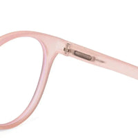 RayBloc | Baby Pink Medium Full Rim OVAL Computer Glasses for Men & Women [Blue Block]