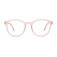 RayBloc | Baby Pink Medium Full Rim OVAL Computer Glasses for Men & Women [Blue Block]