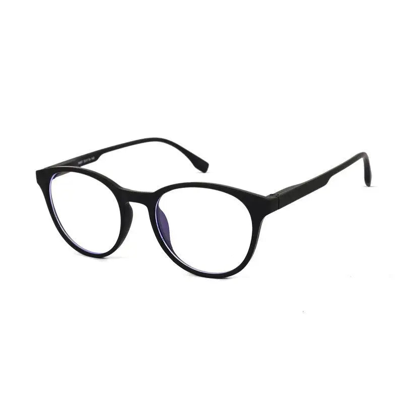 RayBloc | Black Medium Full Rim OVAL Computer Glasses for Men & Women [Blue Block]