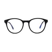 RayBloc | Black Medium Full Rim OVAL Computer Glasses for Men & Women [Blue Block]