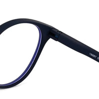 RayBloc | Blue Medium Full Rim OVAL Computer Glasses for Men & Women [Blue Block]