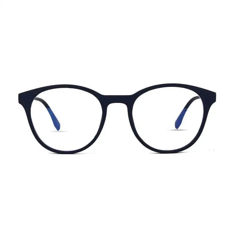RayBloc | Blue Medium Full Rim OVAL Computer Glasses for Men & Women [Blue Block]