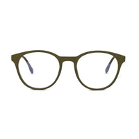 RayBloc | Green Medium Full Rim OVAL Computer Glasses for Men & Women [Blue Block]