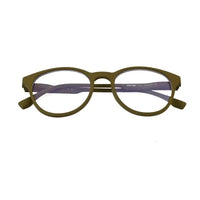 RayBloc | Green Medium Full Rim OVAL Computer Glasses for Men & Women [Blue Block]