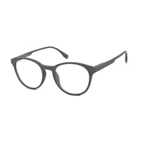 RayBloc | Grey Medium Full Rim OVAL Computer Glasses for Men & Women [Blue Block]