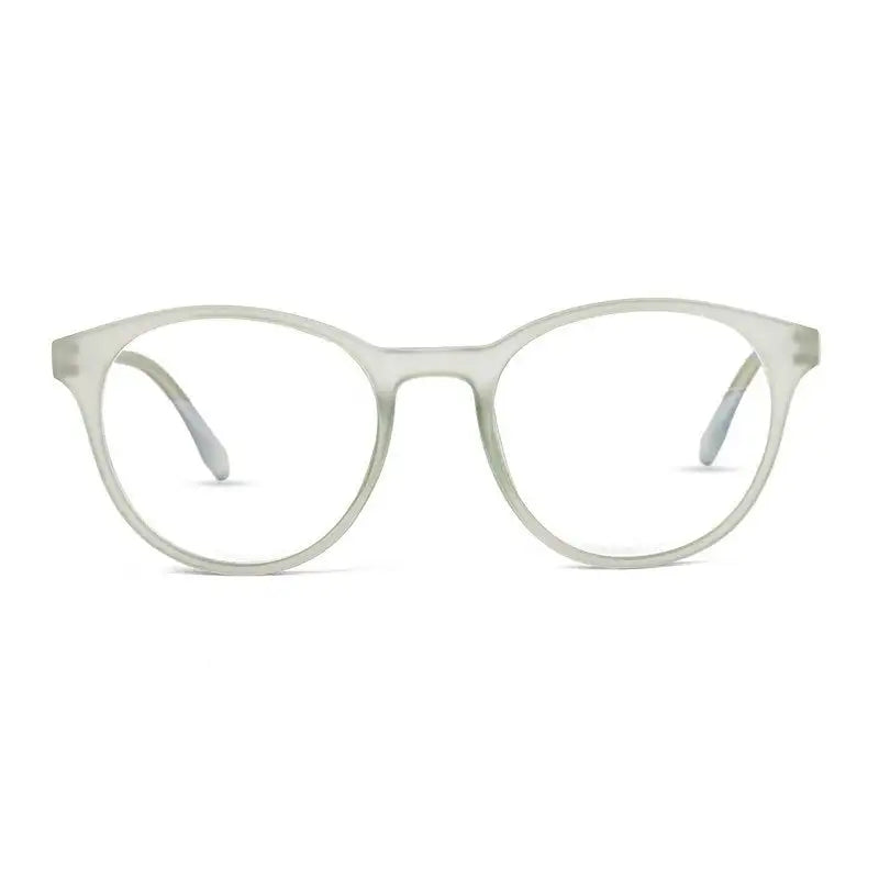 RayBloc | Light Green Medium Full Rim OVAL Computer Glasses for Men & Women [Blue Block]