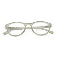 RayBloc | Light Green Medium Full Rim OVAL Computer Glasses for Men & Women [Blue Block]