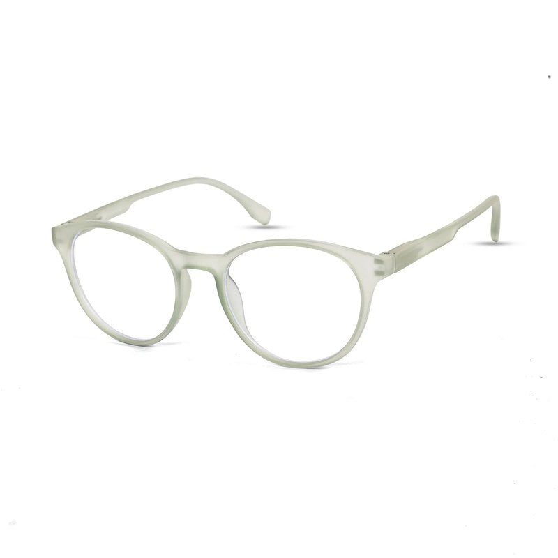 RayBloc Light Green Medium Full Rim OVAL Computer Glasses for Men & Women — Hashtag Eyewears