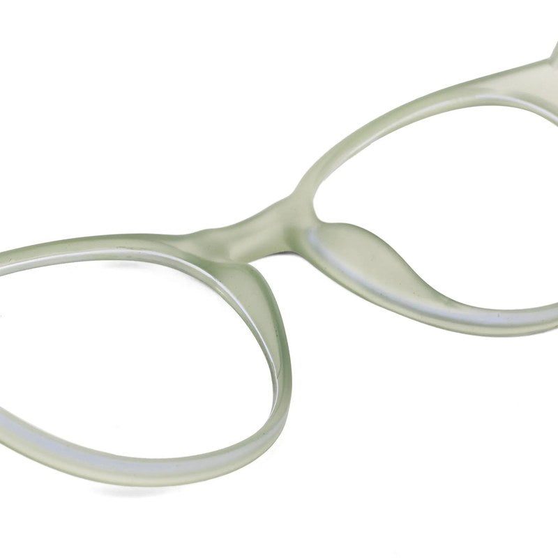 RayBloc Light Green Medium Full Rim OVAL Computer Glasses for Men & Women — Hashtag Eyewears