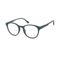 RayBloc | Olive Green Medium Full Rim OVAL Computer Glasses for Men & Women [Blue Block]