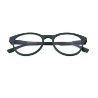 RayBloc | Olive Green Medium Full Rim OVAL Computer Glasses for Men & Women [Blue Block]