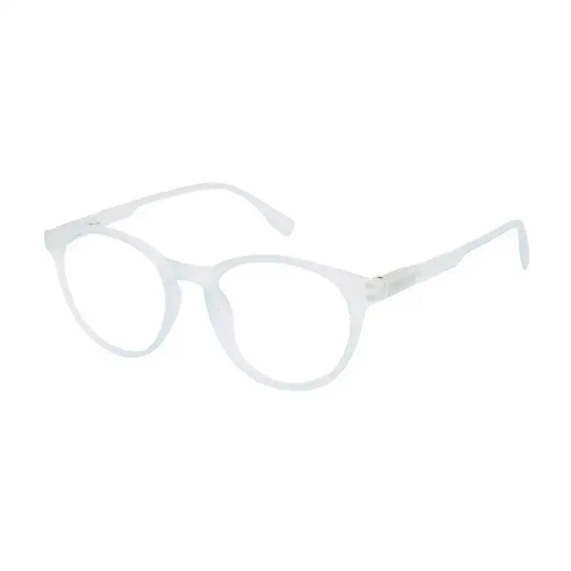 RayBloc | Sky Blue Medium Full Rim OVAL Computer Glasses for Men & Women [Blue Block]