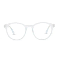 RayBloc | Sky Blue Medium Full Rim OVAL Computer Glasses for Men & Women [Blue Block]