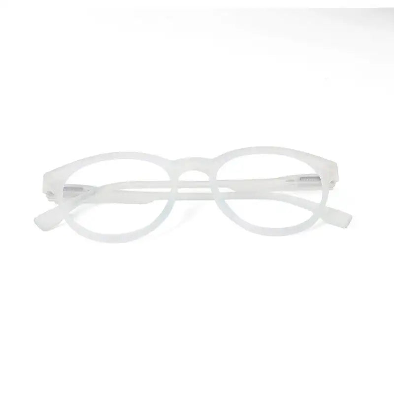 RayBloc | Sky Blue Medium Full Rim OVAL Computer Glasses for Men & Women [Blue Block]