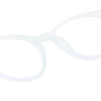 RayBloc | Sky Blue Medium Full Rim OVAL Computer Glasses for Men & Women [Blue Block]