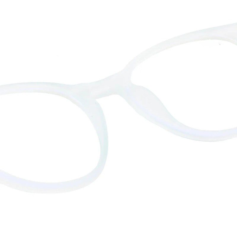 RayBloc Sky Blue Medium Full Rim OVAL Computer Glasses for Men & Women — Hashtag Eyewears