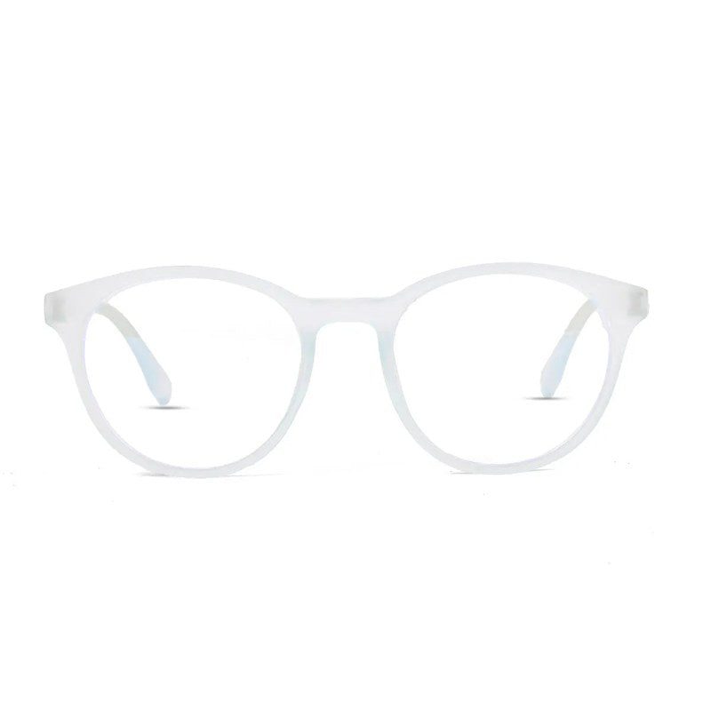 RayBloc Sky Blue Medium Full Rim OVAL Computer Glasses for Men & Women — Hashtag Eyewears