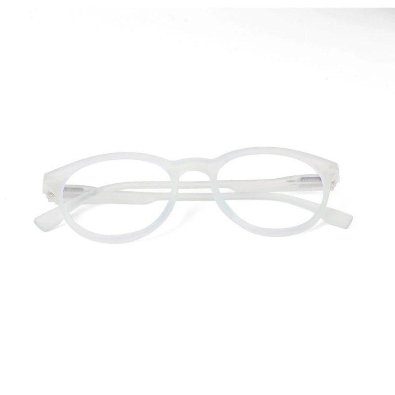 RayBloc Sky Blue Medium Full Rim OVAL Computer Glasses for Men & Women — Hashtag Eyewears