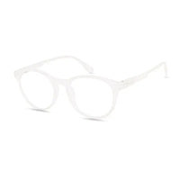 RayBloc | Transparent Medium Full Rim OVAL Computer Glasses for Men & Women [Blue Block]