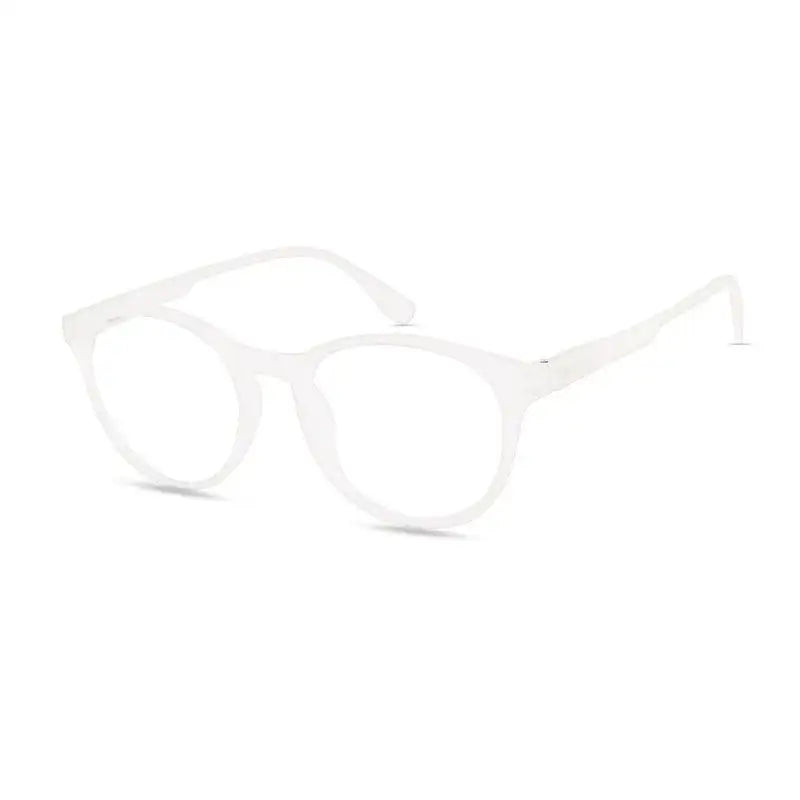 RayBloc | Transparent Medium Full Rim OVAL Computer Glasses for Men & Women [Blue Block]