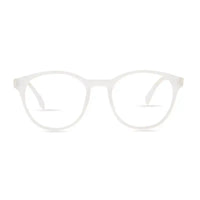 RayBloc | Transparent Medium Full Rim OVAL Computer Glasses for Men & Women [Blue Block]