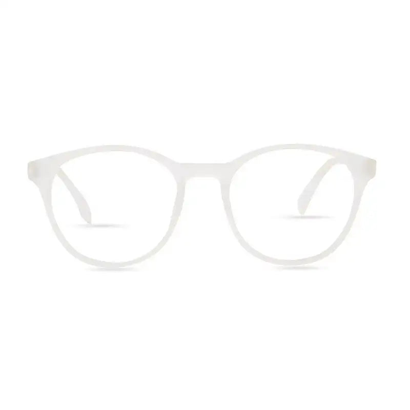 RayBloc | Transparent Medium Full Rim OVAL Computer Glasses for Men & Women [Blue Block]