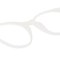 RayBloc | Transparent Medium Full Rim OVAL Computer Glasses for Men & Women [Blue Block]