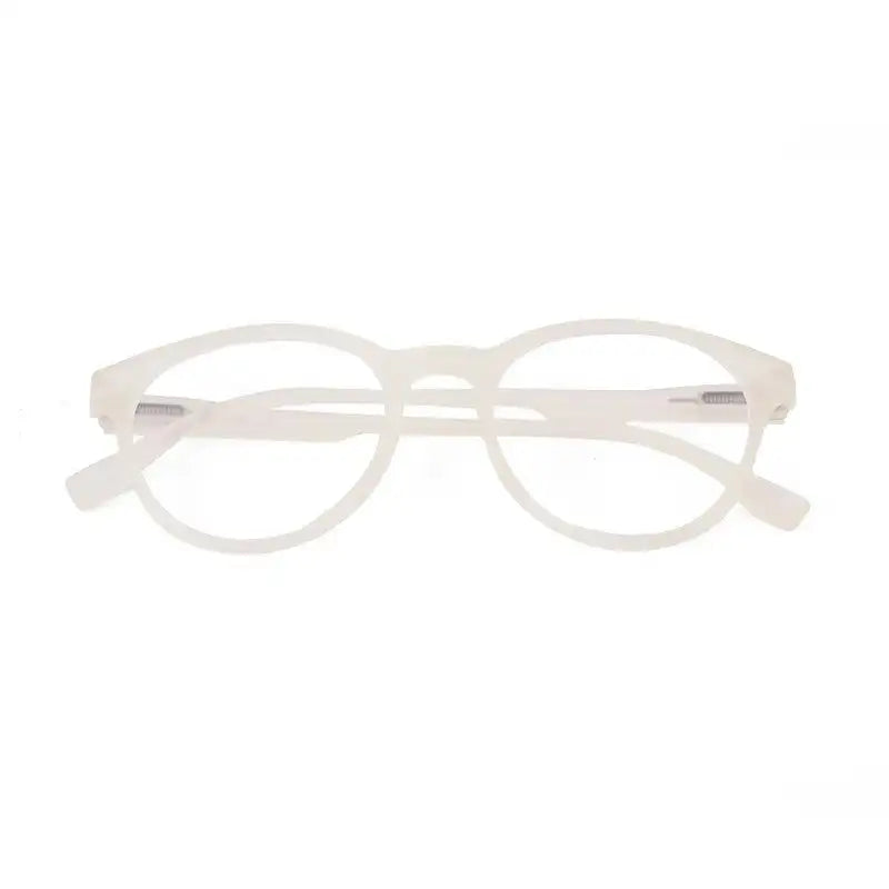RayBloc | Transparent Medium Full Rim OVAL Computer Glasses for Men & Women [Blue Block]