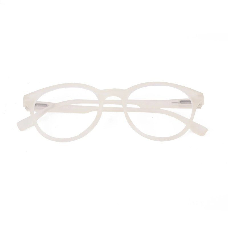 RayBloc Transparent Medium Full Rim OVAL Computer Glasses for Men & Women — Hashtag Eyewears