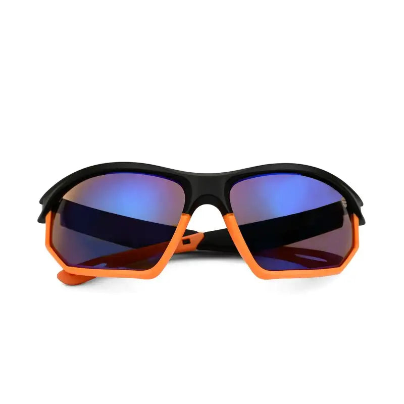 Raysen | Blue Medium Full Rim Wraparound Sports Sunglasses for Men & Women [UV-protected]