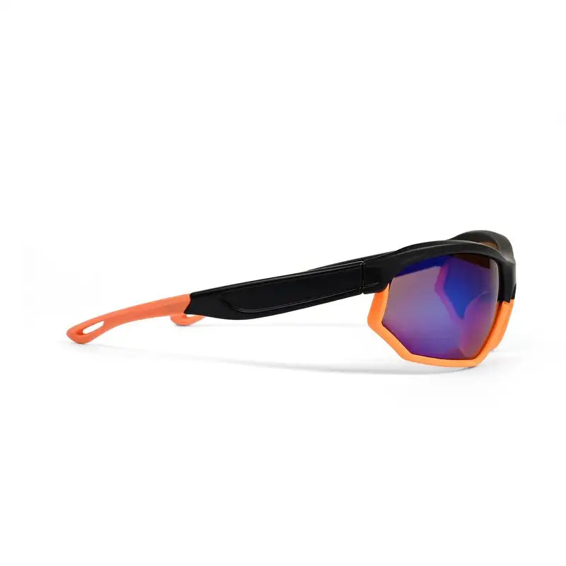 Raysen | Blue Medium Full Rim Wraparound Sports Sunglasses for Men & Women [UV-protected]