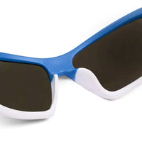 Raysen | Sky Blue & Grey Medium Full Rim Wraparound Sports Sunglasses for Men & Women [UV-protected]
