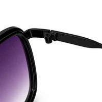 Reeon | Gradient Purple Medium Full Rim Square Sunglasses for Men [UV-protected]
