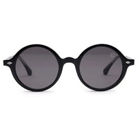 Retro Black Medium Full Rim Round Sunglasses for Men & Women — Hashtag Eyewears