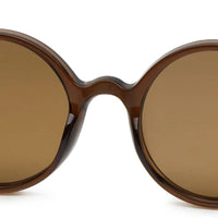 Retro Brown Medium Full Rim Round Sunglasses for Men & Women — Hashtag Eyewears