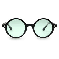 Retro Green Medium Full Rim Round Sunglasses for Men & Women — Hashtag Eyewears