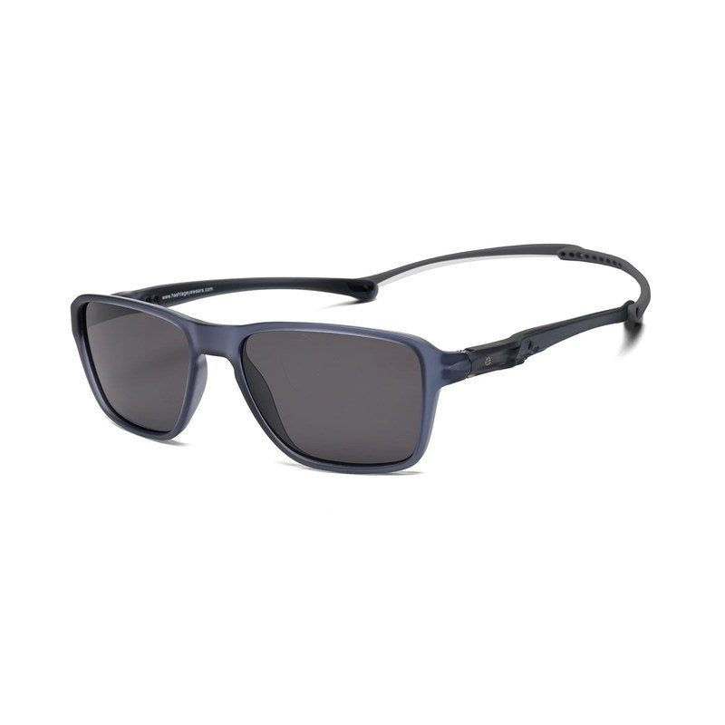 Rift Dark Grey Large Full Rim RECTANGLE Sports for Men & Women — Hashtag Eyewears