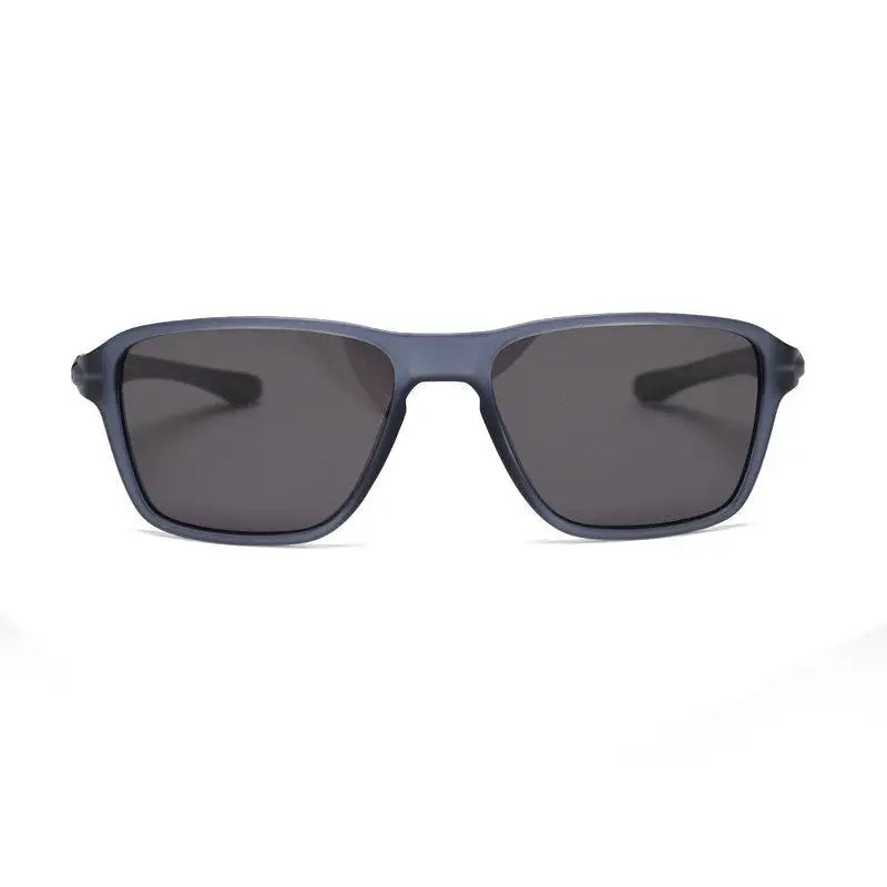 Rift | Dark Grey Large Full Rim RECTANGLE Sports for Men & Women [Polarized]