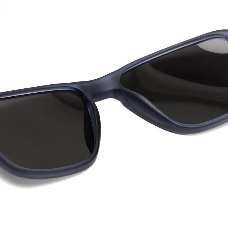 Rift | Dark Grey Large Full Rim RECTANGLE Sports for Men & Women [Polarized]