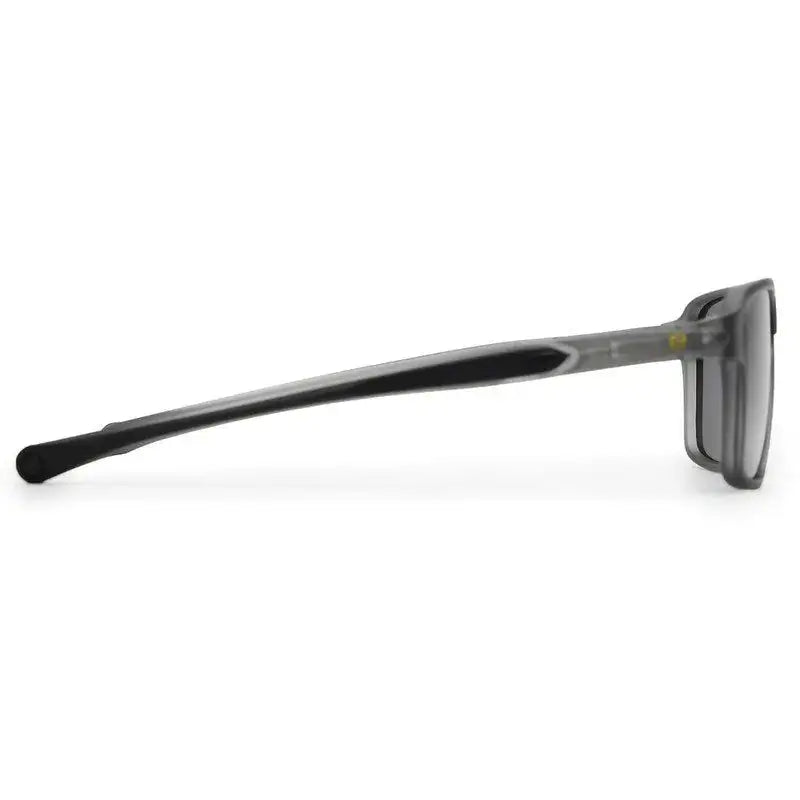 Rift | Grey/Black Large Full Rim Rectangle Sports Sunglasses for Men & Women [Polarized]